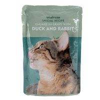 Waitrose special recipe duck & rabbit cat food&nbsp;image