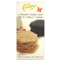 Fudges charcoal crackers and oat & walnut crackers&nbsp;image