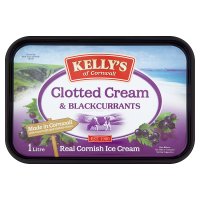 Kelly's clotted cream & blackcurrant ice cream&nbsp;image