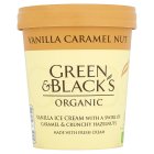 Green & Blacks Organic Vanilla Caramel Nut Ice Cream 500ml Add 2 for £6 Brand Price Match - Checked